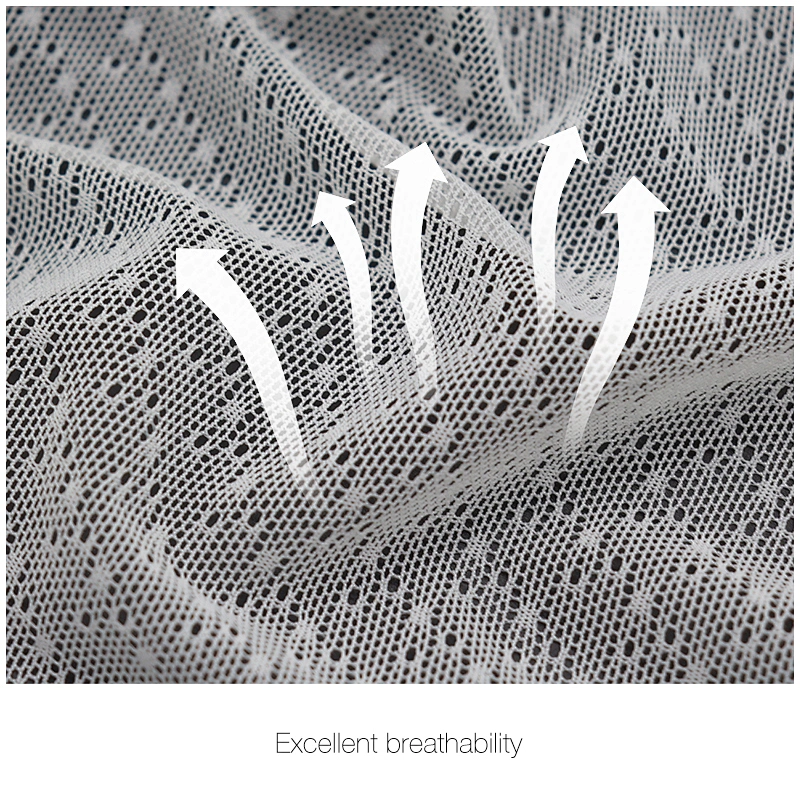 Super light weight nylon spandex jacquard mesh eco-friendly fabric